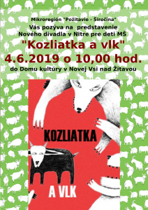 plagát divadielko Kozliatka a vlk